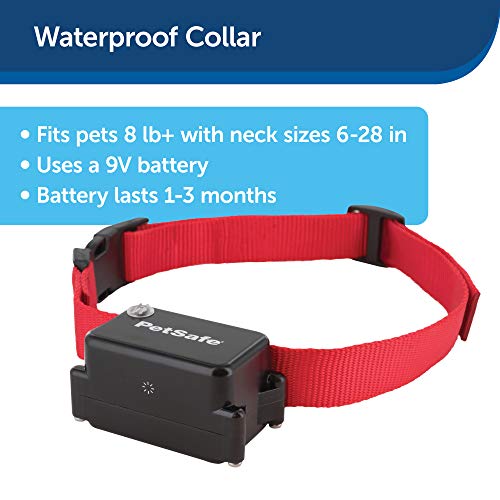 PetSafe Stubborn Dog In-Ground Fence System - High-Intensity Static Correction - Tone & Vibration Modes - Waterproof Adjustable Collar - Expandable Design - Wire Sold Separately