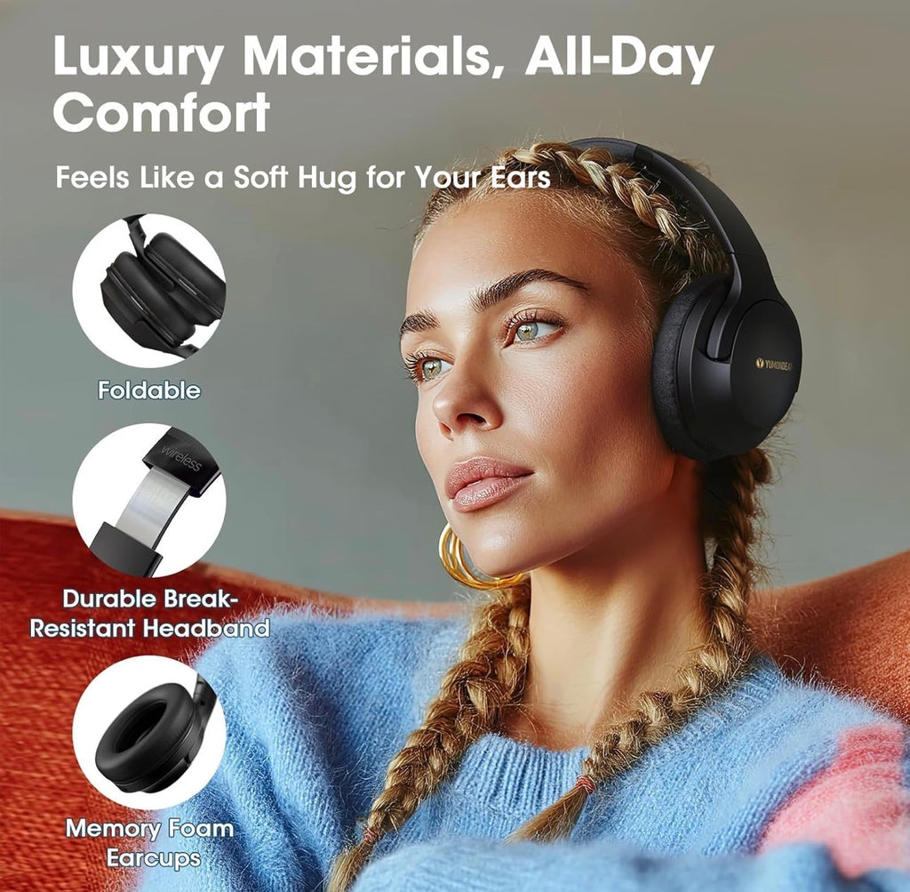 YUMONDEAR Auriculares Bluetooth Over Ear
