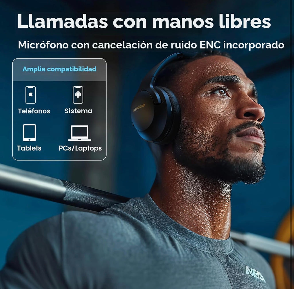 YUMONDEAR Auriculares Bluetooth Over Ear